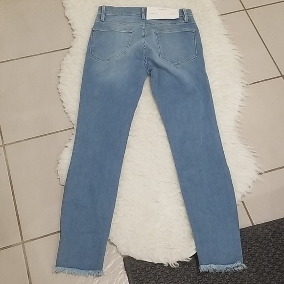 💕FRAME💕 Le High Skinny Micro Shredded Hem Jeans - Picture 15 of 16